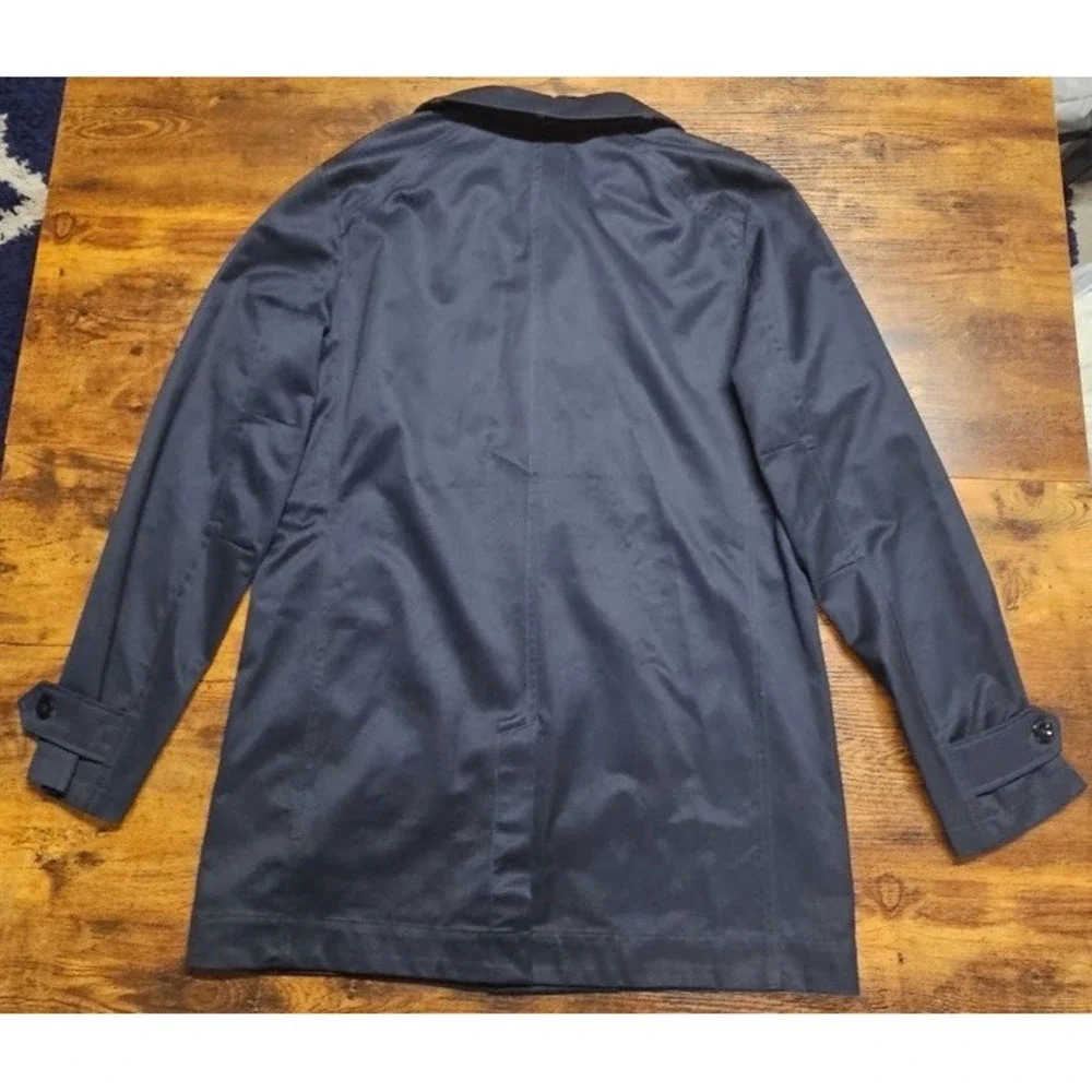 G-Star Raw Men's Navy Blue Cotton Garber Trench Utility Jacket Coat Size L NWT
